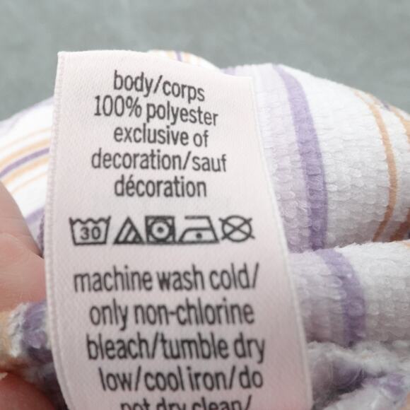 Victoria's Secret Packable Floral Stripe Beach Towel 2 in 1 Backpack Style 62x36 - Picture 4 of 9